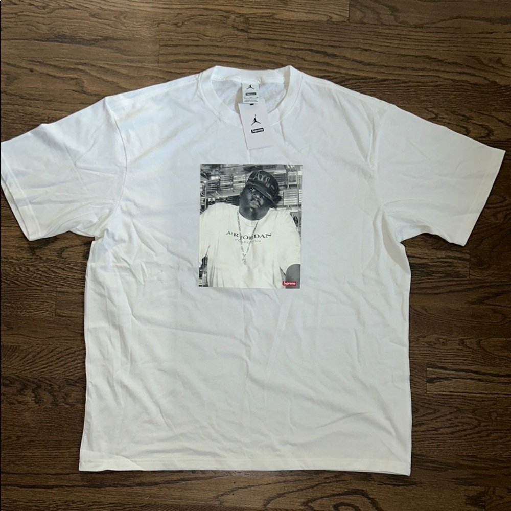 Supreme Jordan White Graphic Tee